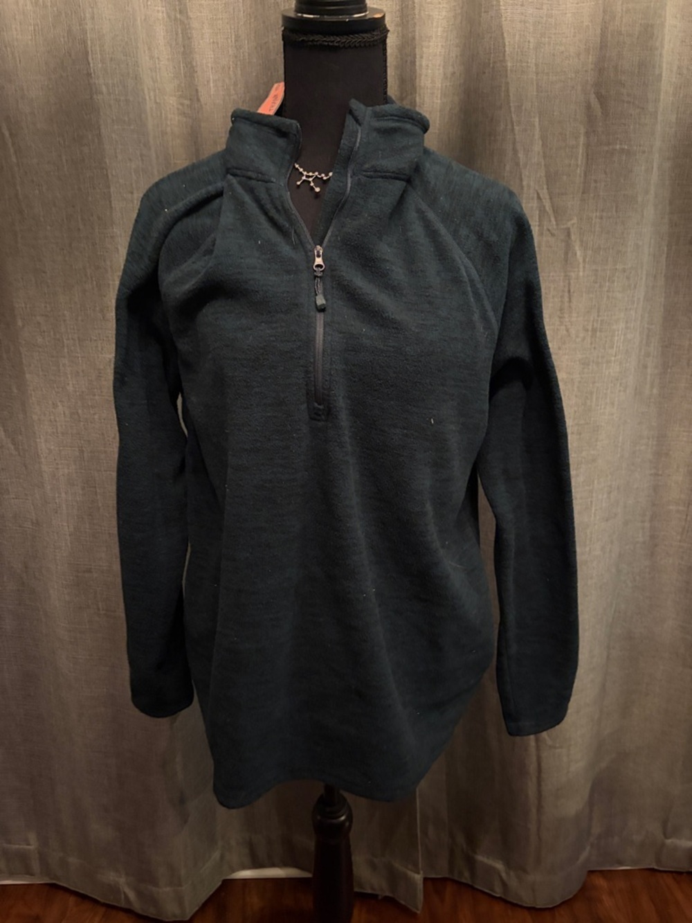 Eddie Bauer Half-Zip Sweater - Dark Teal - Picture 1 of 4
